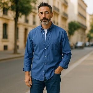 💚#387 EUC Van Heusen Dress Shirt